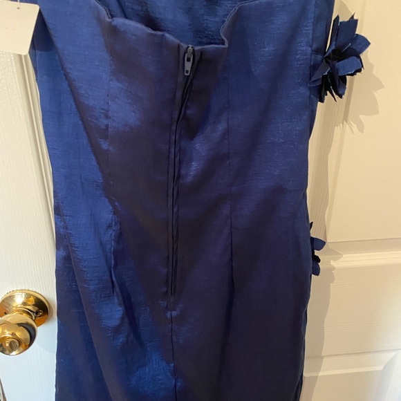 3 for $15 // Blue Strapless mini dress - Picture 3 of 4